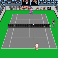 Rad Racket Deluxe Tennis 2 Title Screen